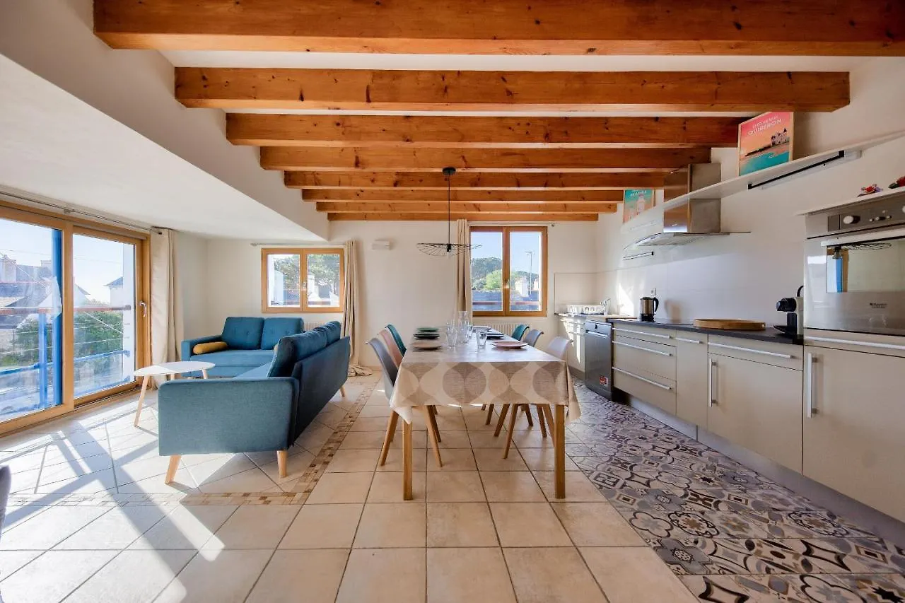 Vue Mer - Maison Pour 7 Avec Balcon Saint-Pierre-Quiberon 0*,  Frankrig